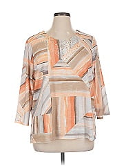 Alfred Dunner 3/4 Sleeve Blouse