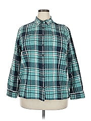 Duluth Trading Co. 3/4 Sleeve Button Down Shirt