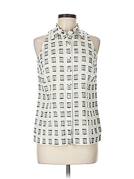 Worth New York Sleeveless Button Down Shirt
