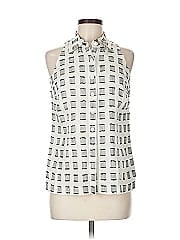 Worth New York Sleeveless Button Down Shirt