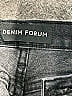 Denim Forum Chevron-herringbone Black Jeans Size 24 waist - photo 4