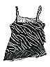 Miraclesuit Silver Black Swimsuit Top Size 8 - photo 1