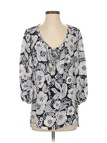 Juicy Couture 3/4 Sleeve Silk Top (view 1)
