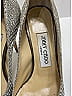 Jimmy Choo Metallic Silver Heels Size EU 34 1/2 - photo 6