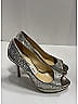 Jimmy Choo Metallic Silver Heels Size EU 34 1/2 - photo 10