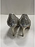 Jimmy Choo Metallic Silver Heels Size EU 34 1/2 - photo 8