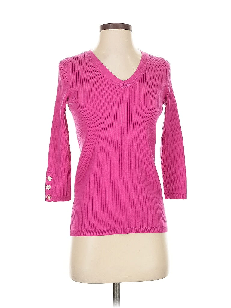 Pre-owned Talbots Pullover Sweater In Pink