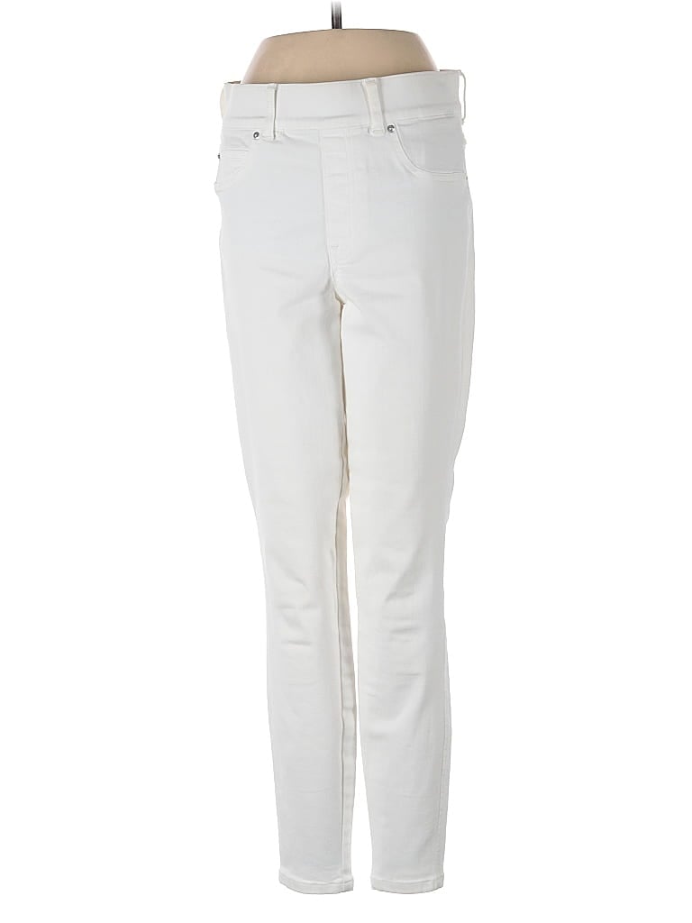 Pre-owned Spanx Jeggings In White