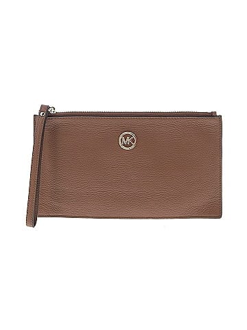 MICHAEL Michael Kors Leather Wristlet (view 1)
