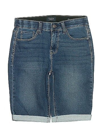 Curve Appeal Denim Shorts (view 1)