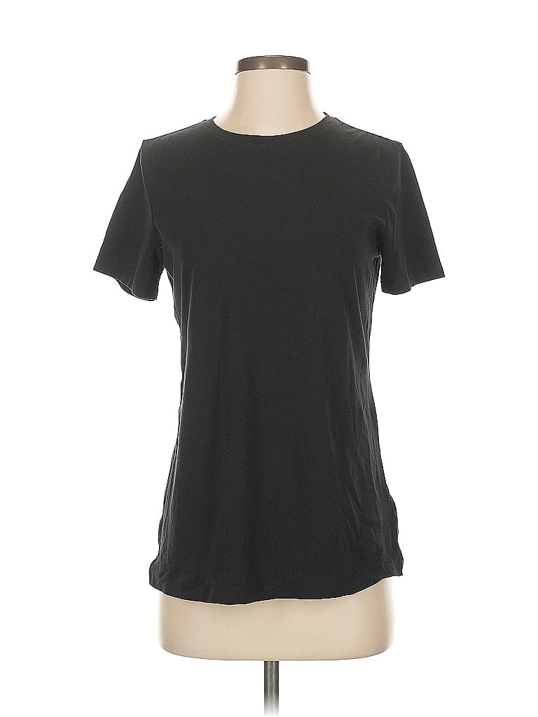 Pre-owned Athleta Short Sleeve T-shirt In Black