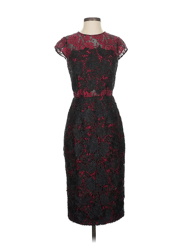 ML Monique Lhuillier Black Cocktail Dress Size 2 - photo 1