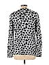 Ann Taylor LOFT Outlet Animal Print Silver Pullover Sweater Size L - photo 2