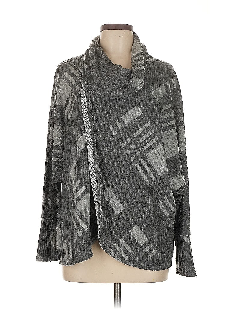 Pre-owned Lularoe Kimono In Black