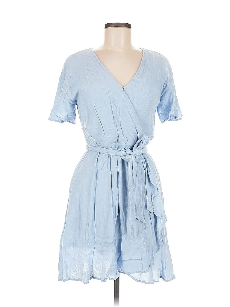 Pre-owned Lc Lauren Conrad Casual Dress In Blue