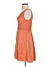 Eva Franco Chevron-herringbone Orange Cocktail Dress Size 4 - photo 5