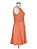 Eva Franco Chevron-herringbone Orange Cocktail Dress Size 4 - photo 4