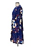 Veronica M. Print Blue Casual Dress Size M - photo 4