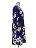 Veronica M. Print Blue Casual Dress Size M - photo 3