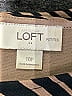 Ann Taylor LOFT Outlet Stripes Brown Casual Dress Size 10 (petite) - photo 8