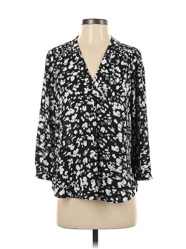 Click to view more detailed imagery on our partner's website Pre-owned Vince Camuto 3/4 Sleeve Blouse In Black