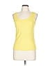 Three Dots 100% Cotton Yellow Tank Top Size L - photo 1