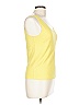 Three Dots 100% Cotton Yellow Tank Top Size L - photo 3