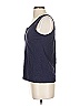 Ann Taylor LOFT Outlet 100% Cotton Blue Sleeveless T-Shirt Size XS - photo 4