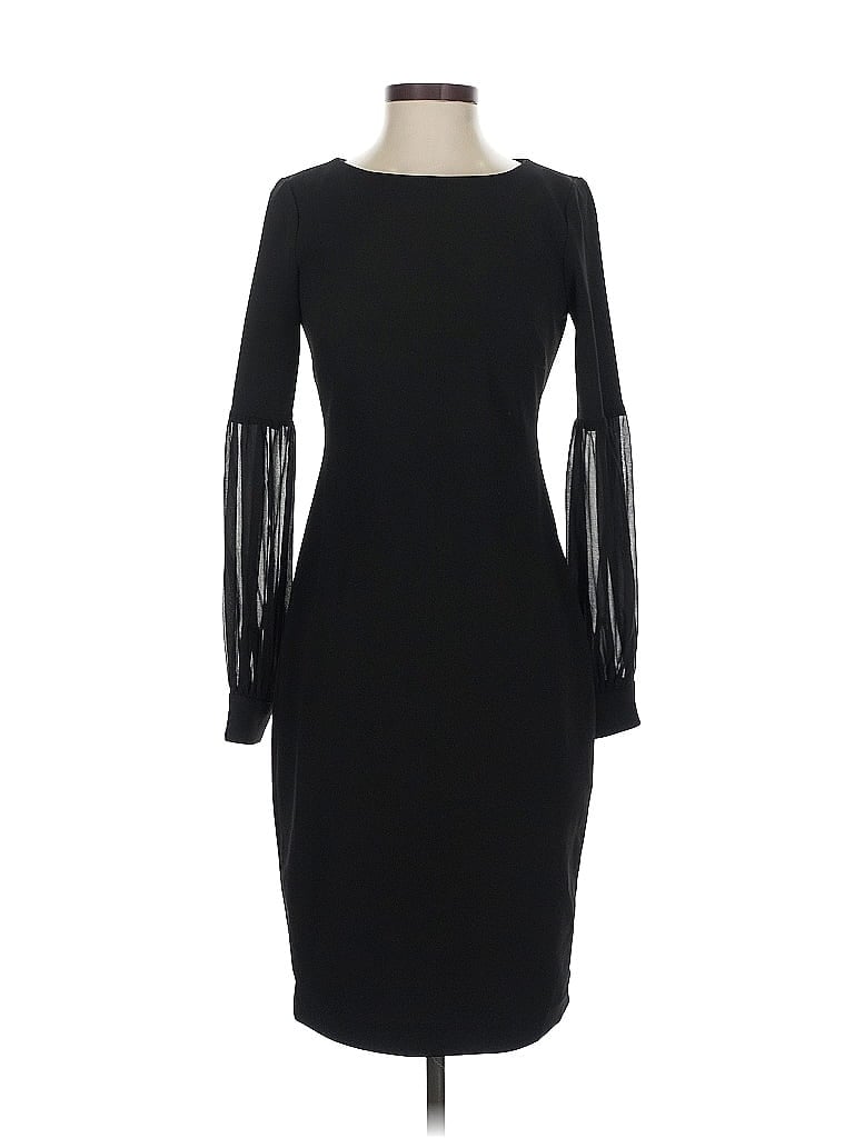 Pre-owned Calvin Klein Cocktail Dress In Black