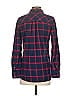 J.Crew 100% Cotton Plaid Red Blue Long Sleeve Button-Down Shirt Size 2 - photo 2