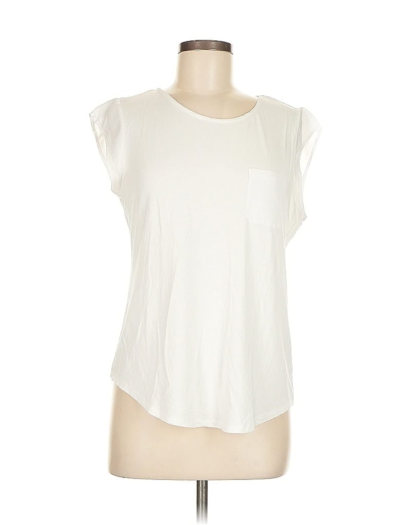 Pre-owned Calvin Klein Sleeveless T-shirt In White