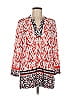 Susan Graver Red 3/4 Sleeve Blouse Size M - photo 1