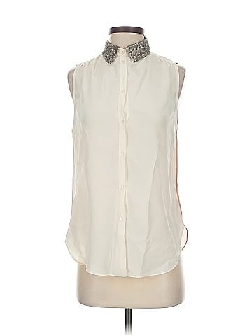 Elizabeth and James Sleeveless Silk Top (view 1)