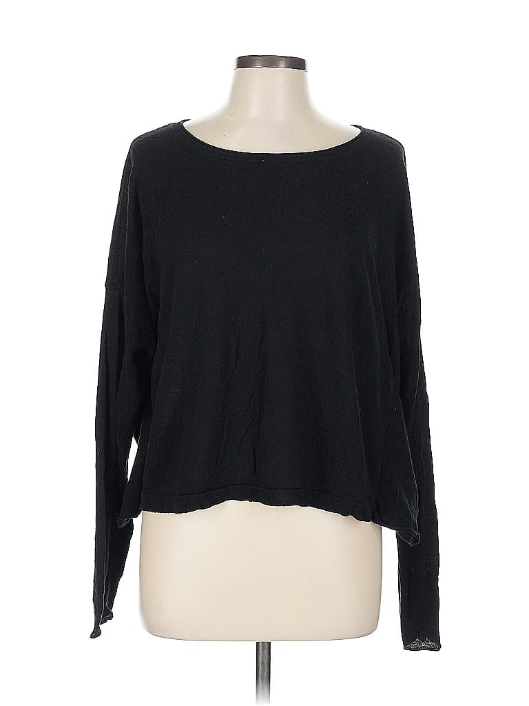 Pre-owned Vince Pullover Sweater In Black