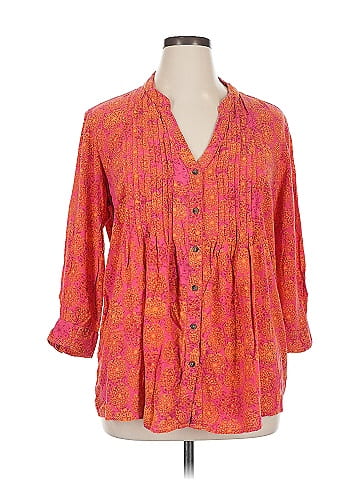 Rock Flower Paper 3/4 Sleeve Blouse (view 1)