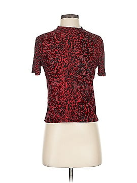 Trafaluc by Zara Animal Print Red Short Sleeve Turtleneck Size S - 50% off  | ThredUp