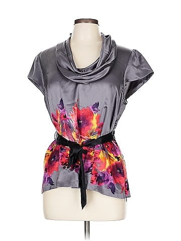 Classiques Entier Short Sleeve Silk Top (view 1)