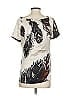 Hale Bob Ivory Short Sleeve Silk Top Size S - photo 3
