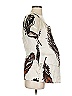 Hale Bob Ivory Short Sleeve Silk Top Size S - photo 4
