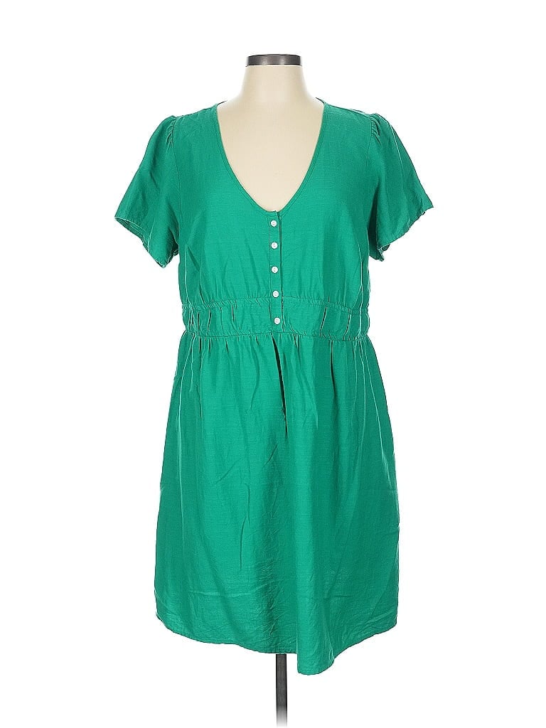 Pre-owned Isabel Casual Dress In Green