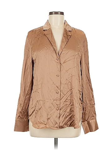 Reformation 3/4 Sleeve Silk Top (view 1)