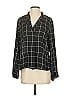 All in Favor Black Long Sleeve Blouse Size S - photo 1