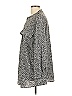 Calvin Klein Tweed Gray Black Long Sleeve Blouse Size XS - photo 6