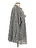 Calvin Klein Tweed Gray Black Long Sleeve Blouse Size XS - photo 5