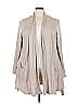 LOGO by Lori Goldstein Tan Kimono Size 3X - photo 1