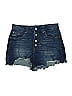 No Boundaries Blue Denim Shorts Size 11 - photo 1