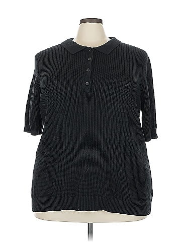 Woman Within Pullover Sweater (view 1)