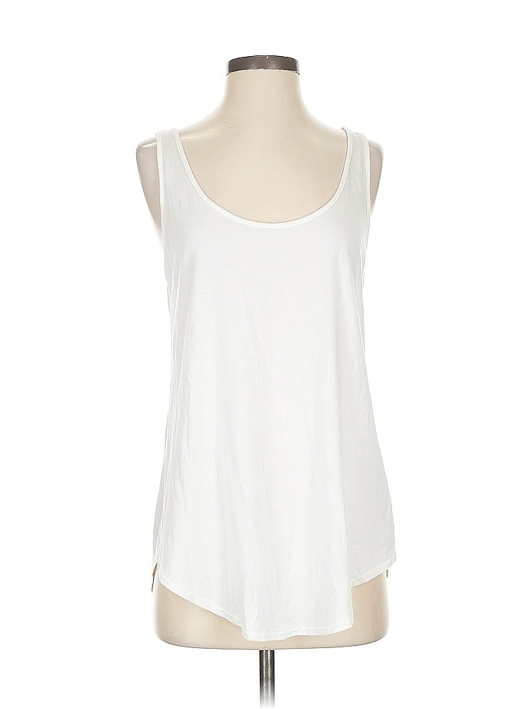 Click to view more detailed imagery on our partner's website Pre-owned Lilla P Tank Top White Strapless Neckline Tops