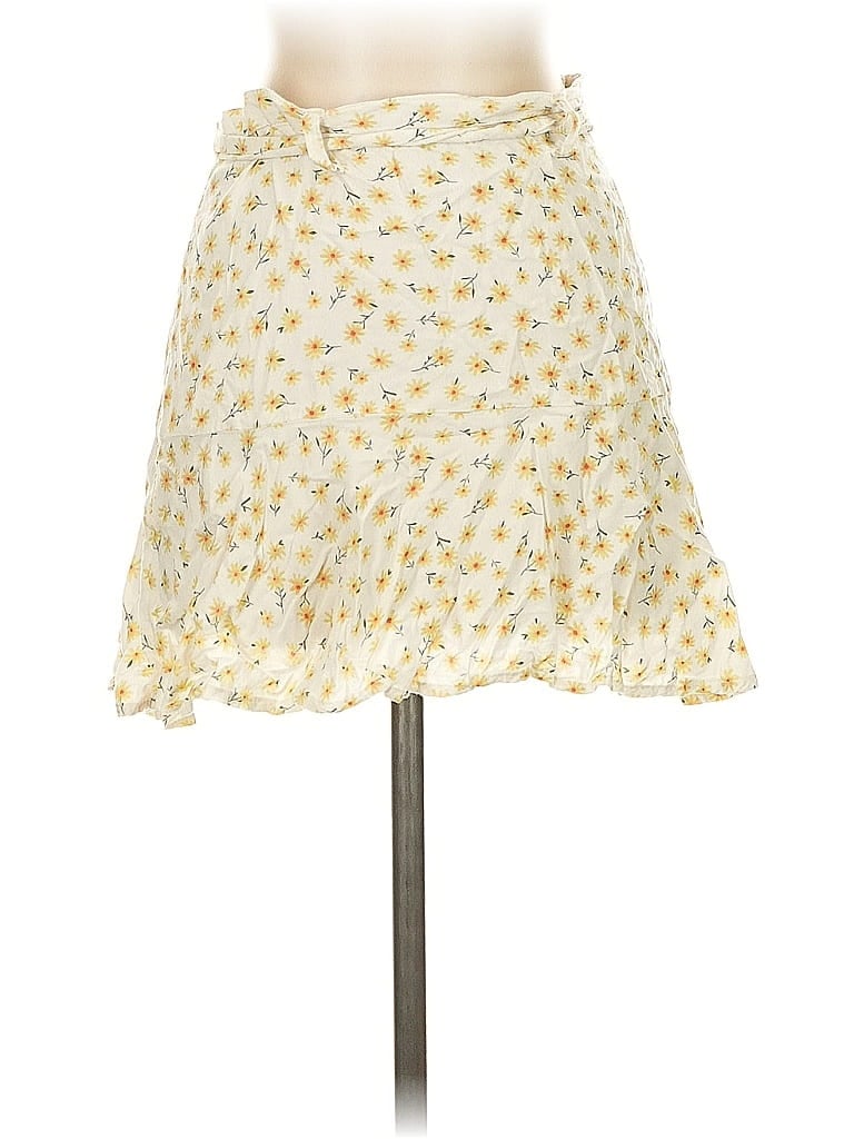 Pre-owned Sonoma Goods For Life Casual Skirt In Yellow