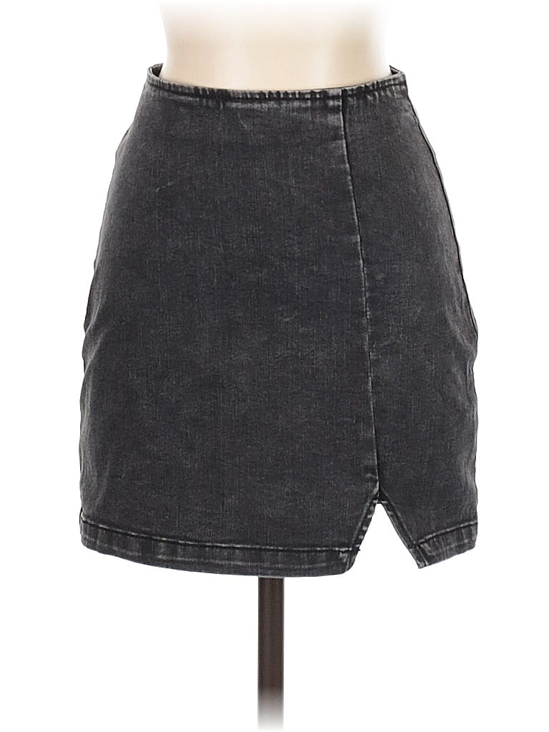 WILD FABLE Pre-owned Denim Skirt In Gray